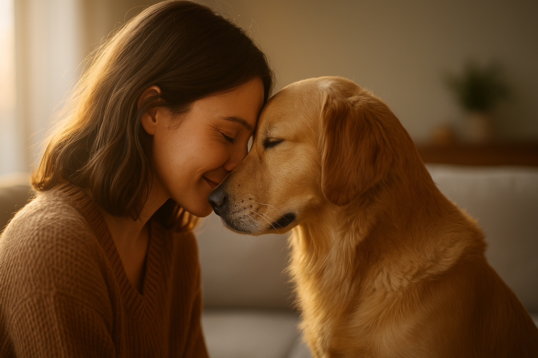 Dogs, Dopamine & Calm: How Pets Help Stressed Minds (Gently)