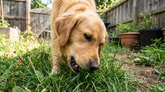 Dog eating grass – understanding what it means and why it happens