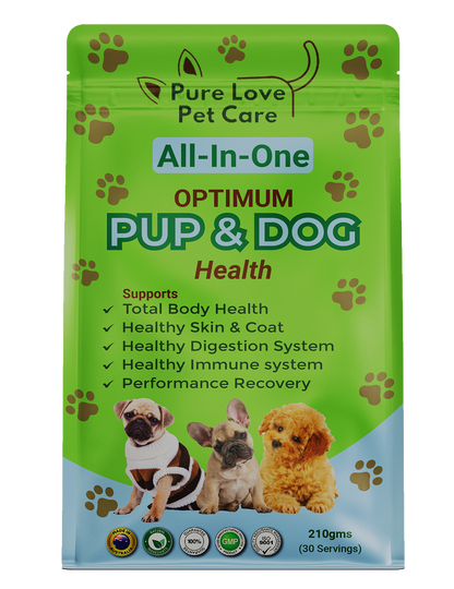 Optimum Pup & Dog Health - Complete Daily Wellness Supplement for Dogs